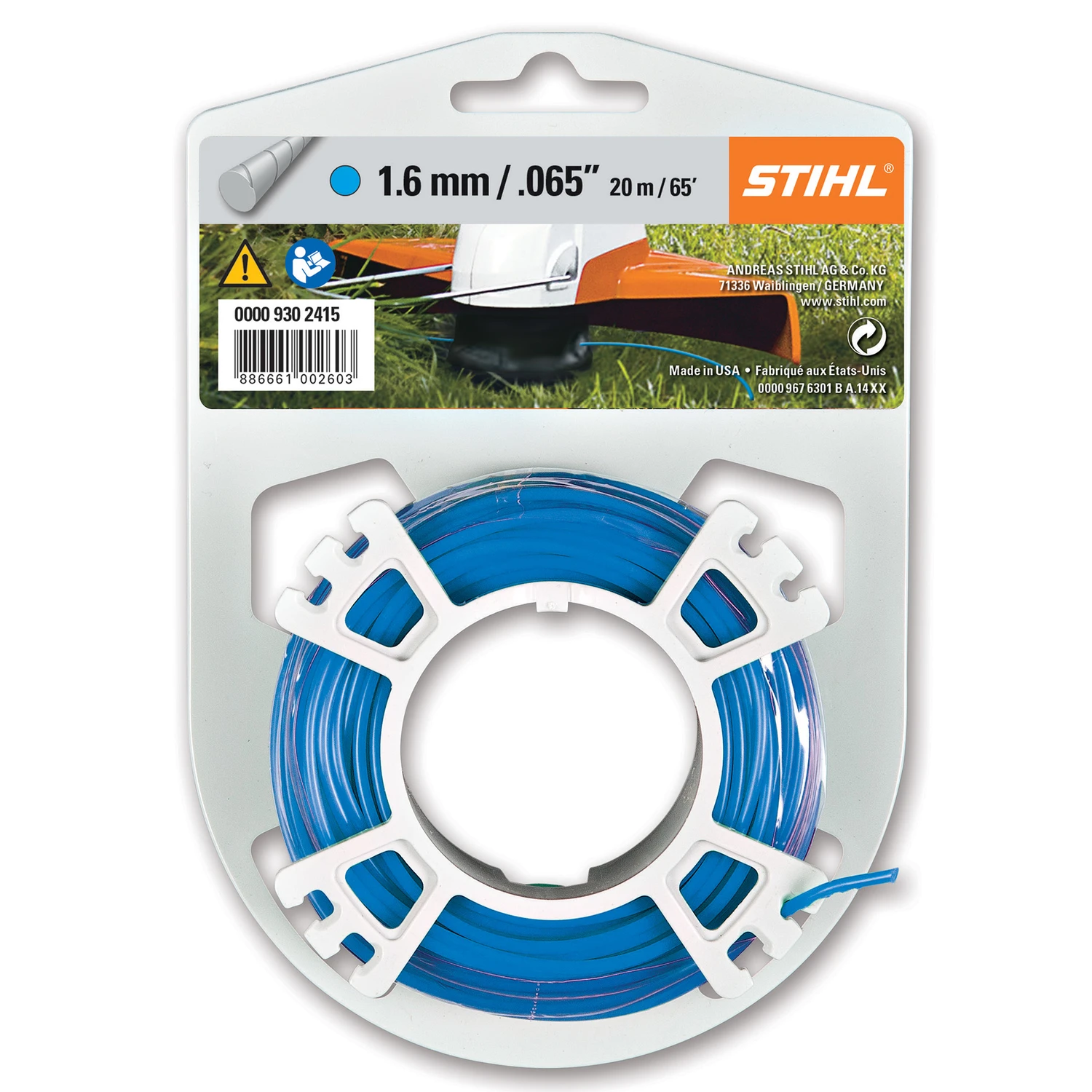 Quiet Line 0.065 In. Diameter X 65 Ft. Length Trimmer Line For Electric Trimmers
