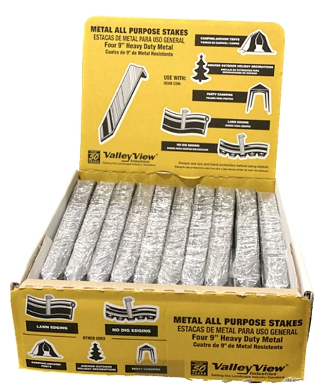 Metal Landscape Stakes 9 In. (4 Pk) Model Msd-50