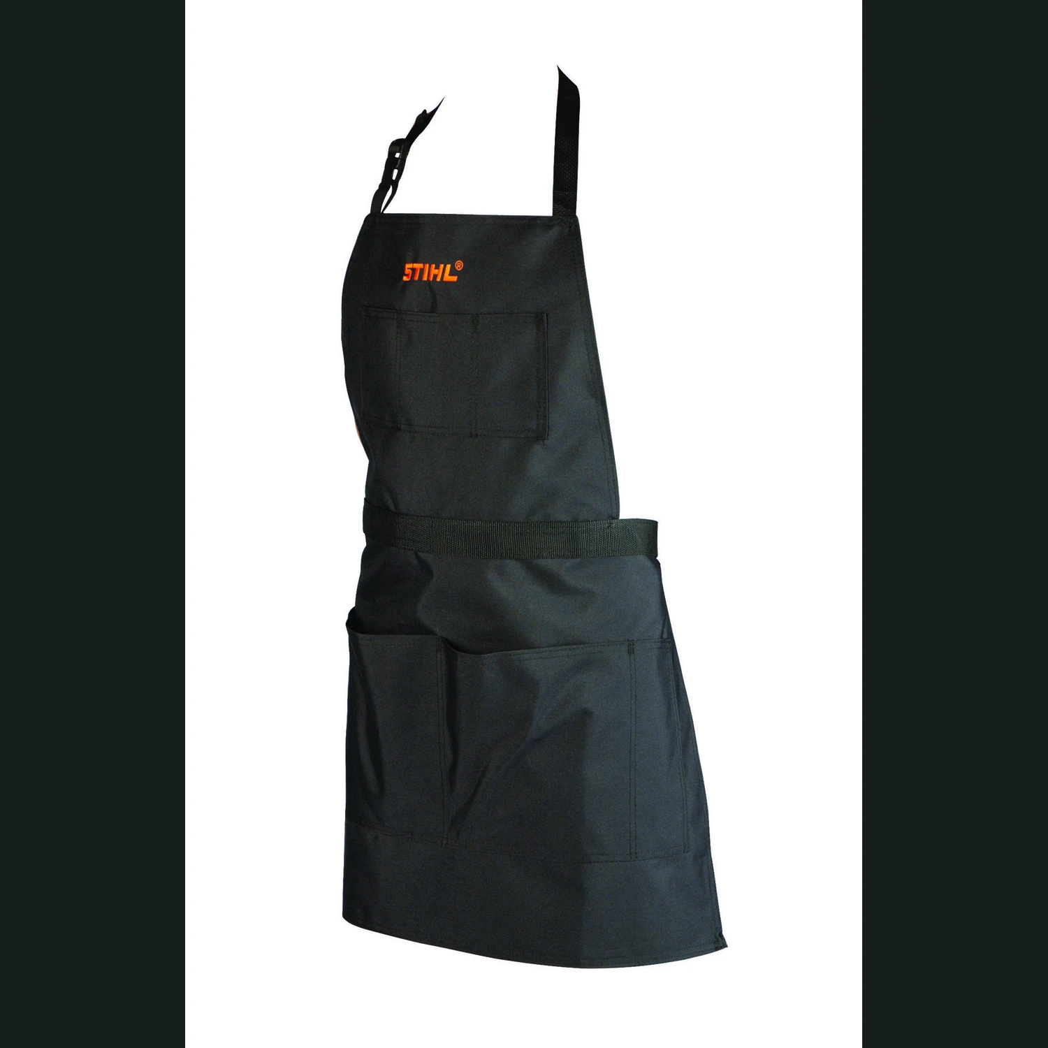 Cotton/polyester Shop Apron Black One Size Fits All 1 Pk With Adjustable Neck Strap