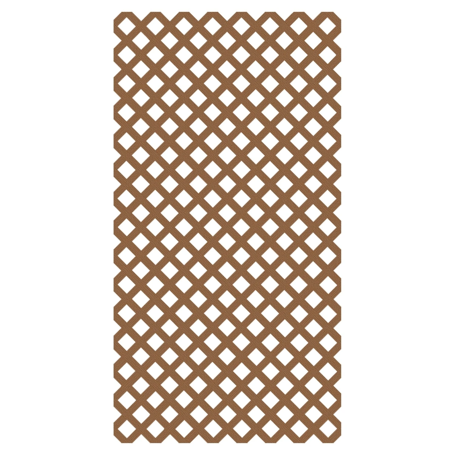 4 Ft. W X 8 Ft. L Redwood Vinyl Classic Lattice Panel