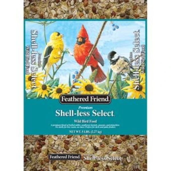 109679 5 lbs Shell Less Select Wild Bird Food, Pack of 8