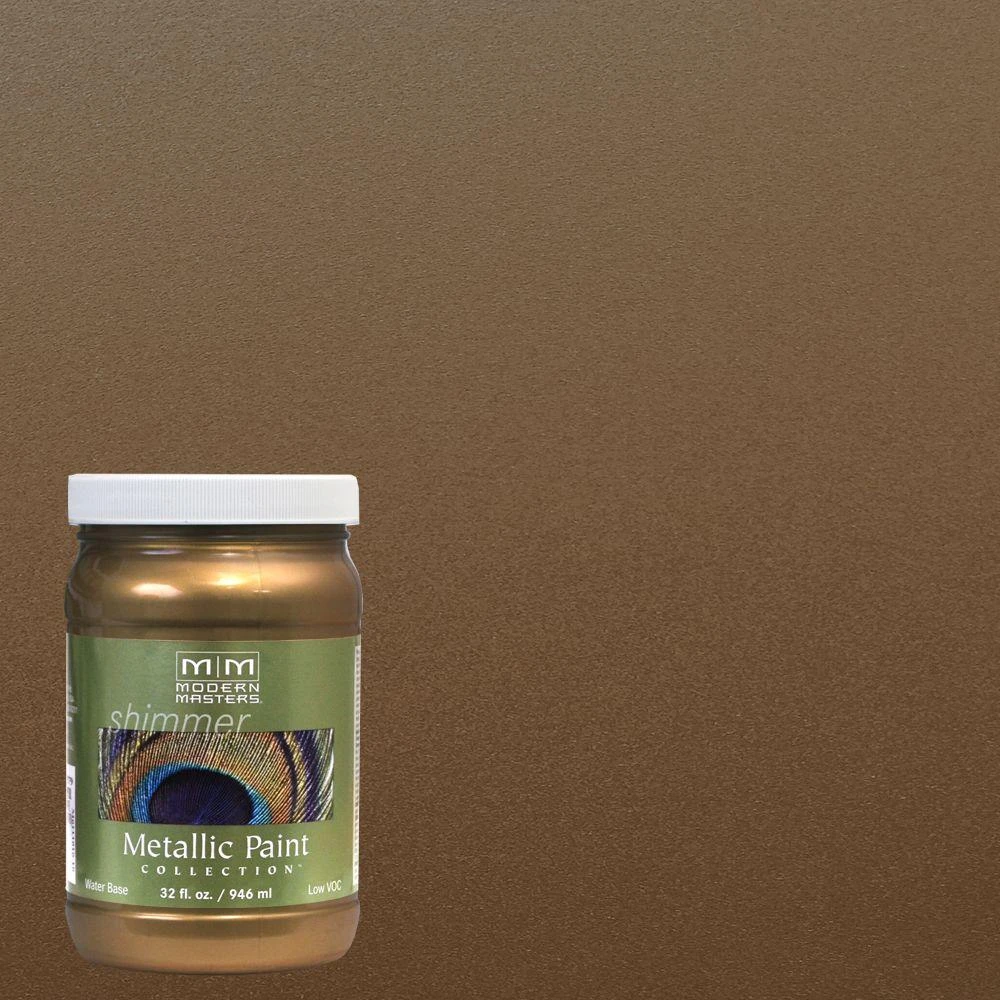 Blackened Bronze Protective Enamel 1 Quart Water-based Metallic Paint