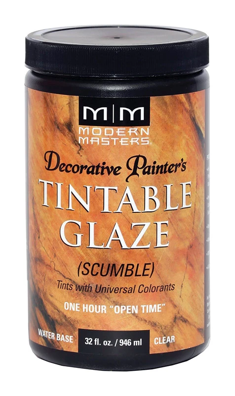 Decorative Painter's Clear Glaze 32 Oz - Tintable For Faux Finishes