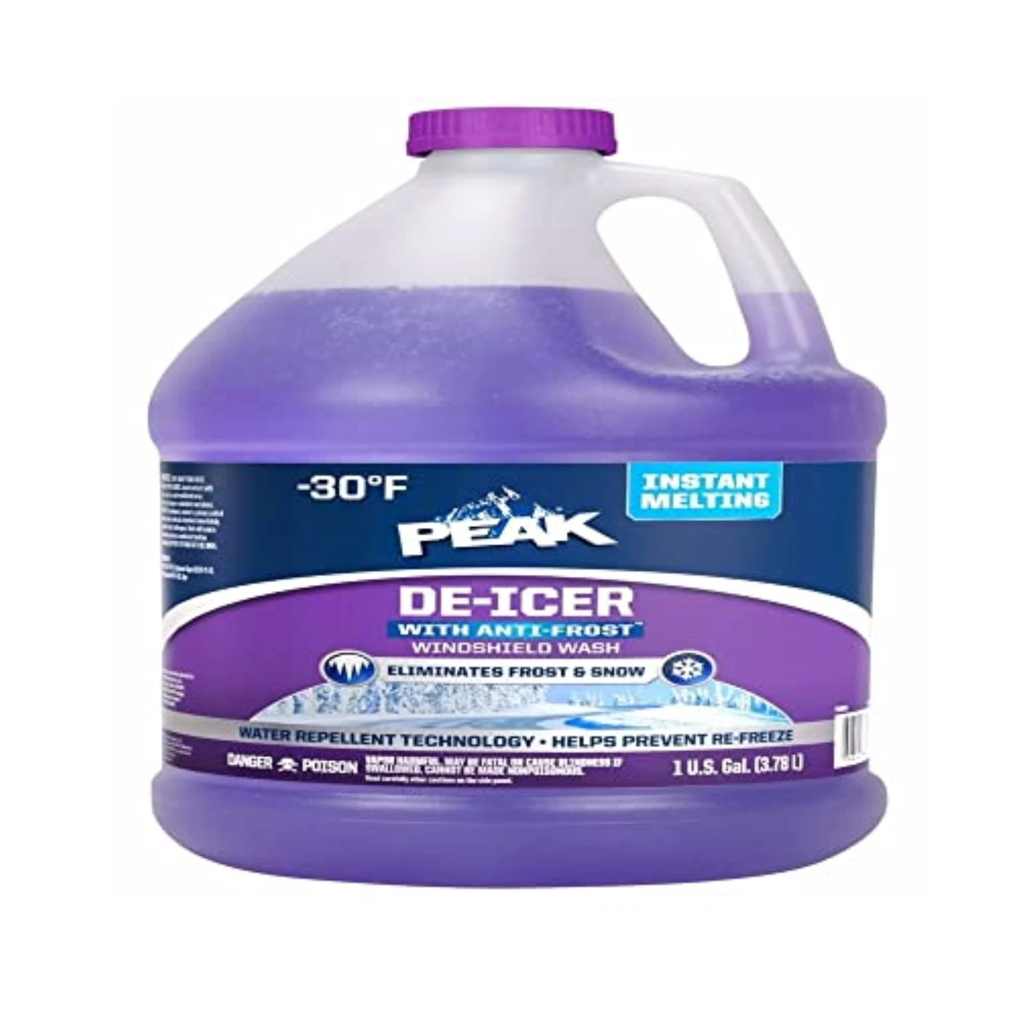 Peak -30 deg Extreme Temperature Windshield De-Icer 1 gal