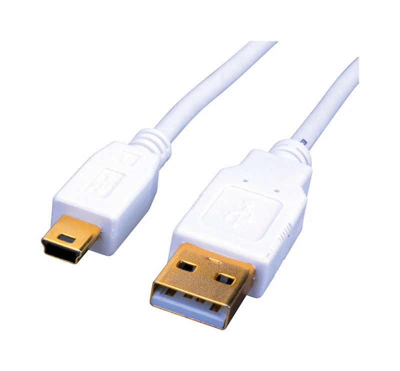 Just Hook It Up 6 Ft. Usb 2.0 Mini Device Cable - White