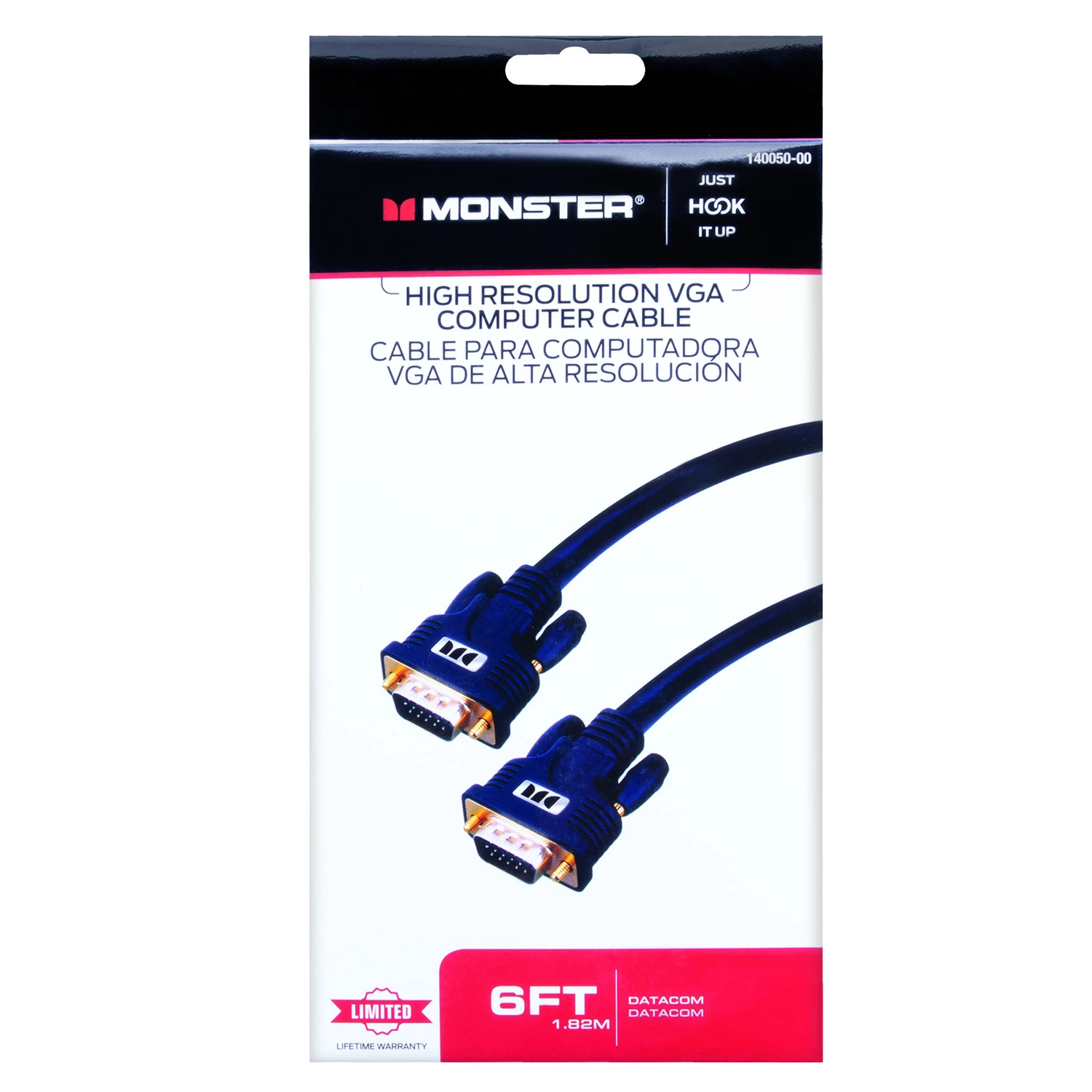 Just Hook It Up 6 Ft. High Resolution Vga Computer Cable - Model 140050-00