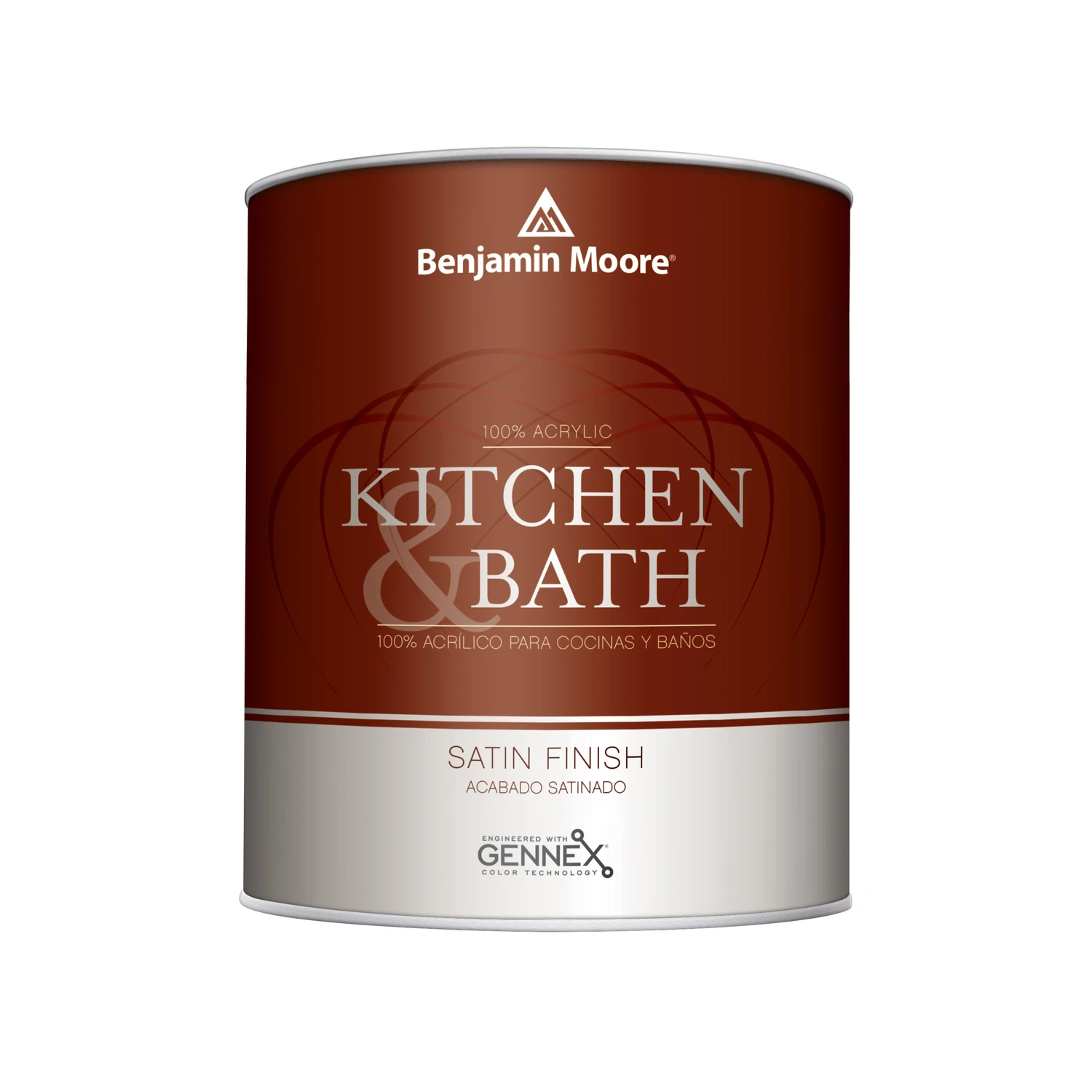 Kitchen And Bath Satin White Interior Paint 1 Quart