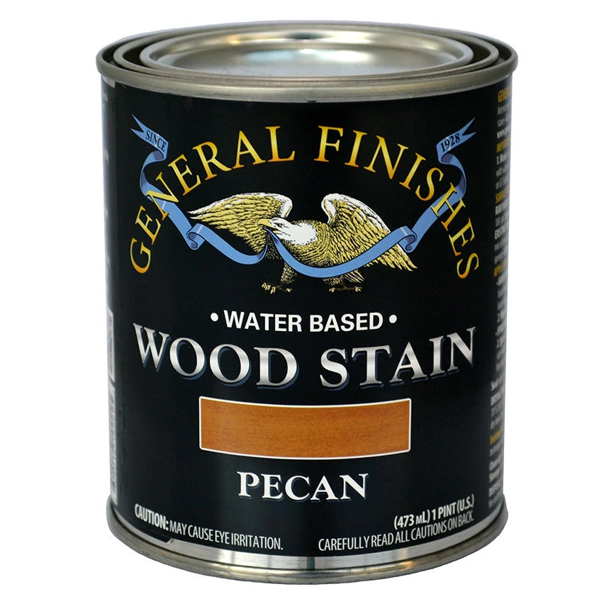 Water Based Wood Stain, Pint - Pecan Color, Model Wppt