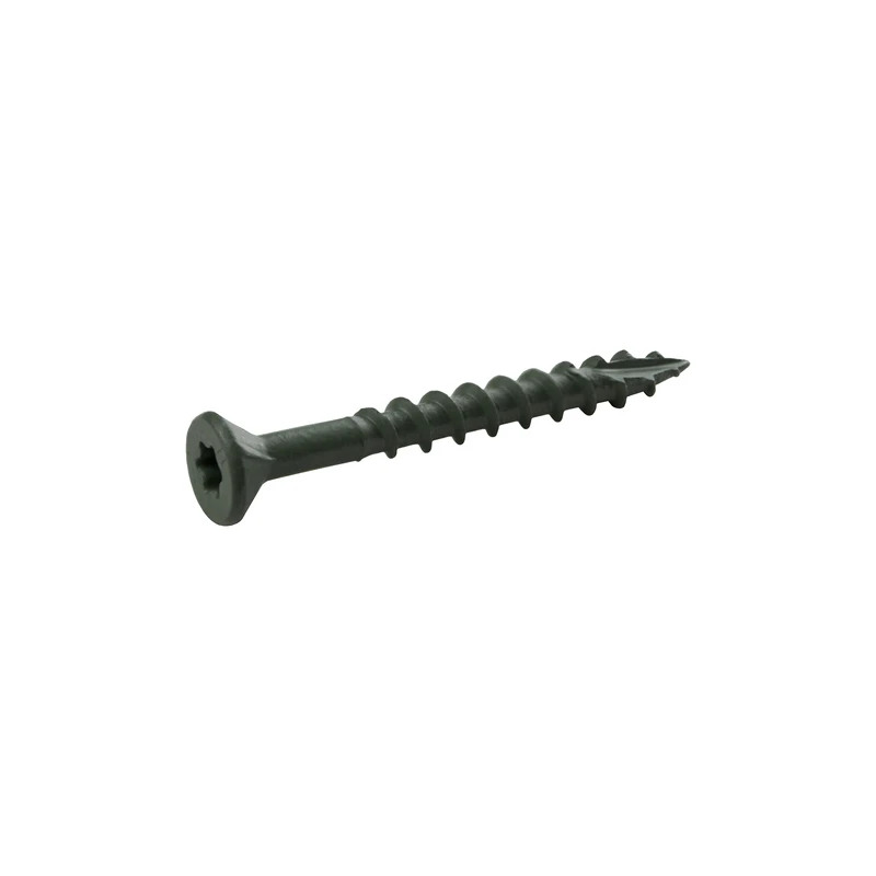 Primeguard Plus No. 8 X 1-5/8 In. Green Star Deck Screws 3675 Pk 25 Lb