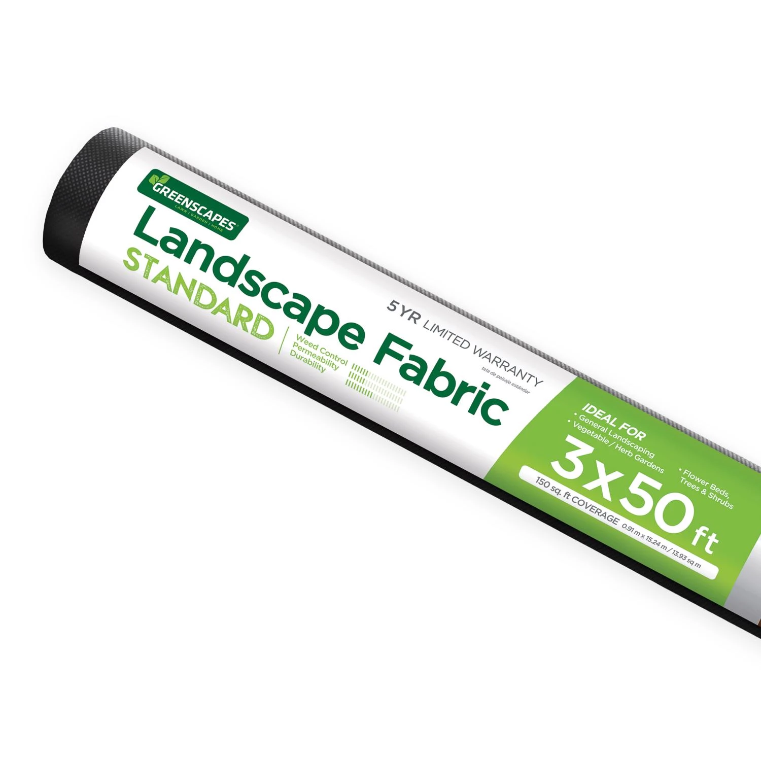 3 Ft. W X 50 Ft. L Polypropylene Landscape Fabric For Weed Control