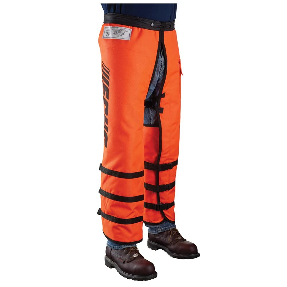 40 In. Full-wrap Safety Chainsaw Chaps - Durable Protection For Logging And Yard Work