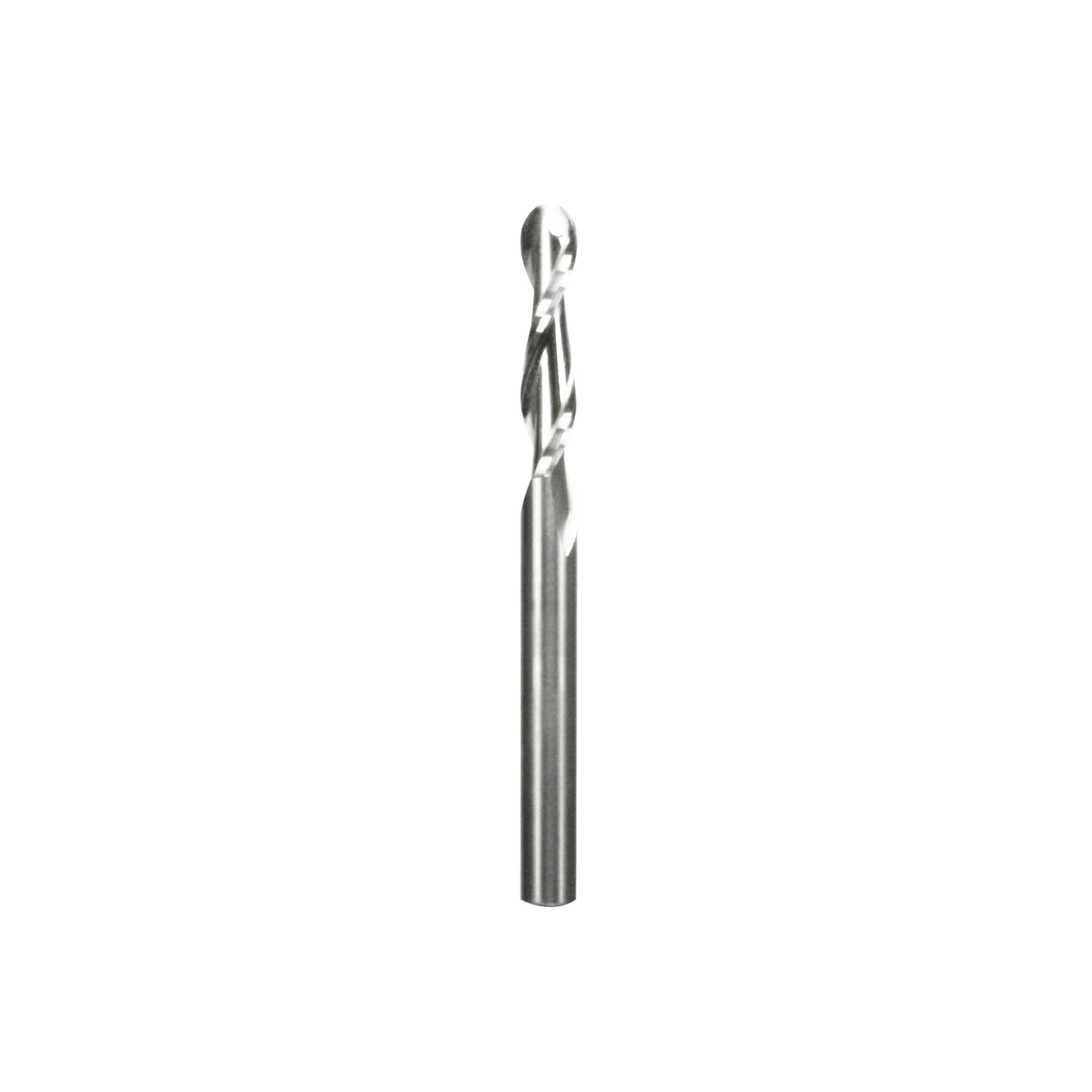 1/4 In. Diameter X 1/8 In. Height X 3 In. Length Carbide Tipped Ball Nose Up Spiral Bit