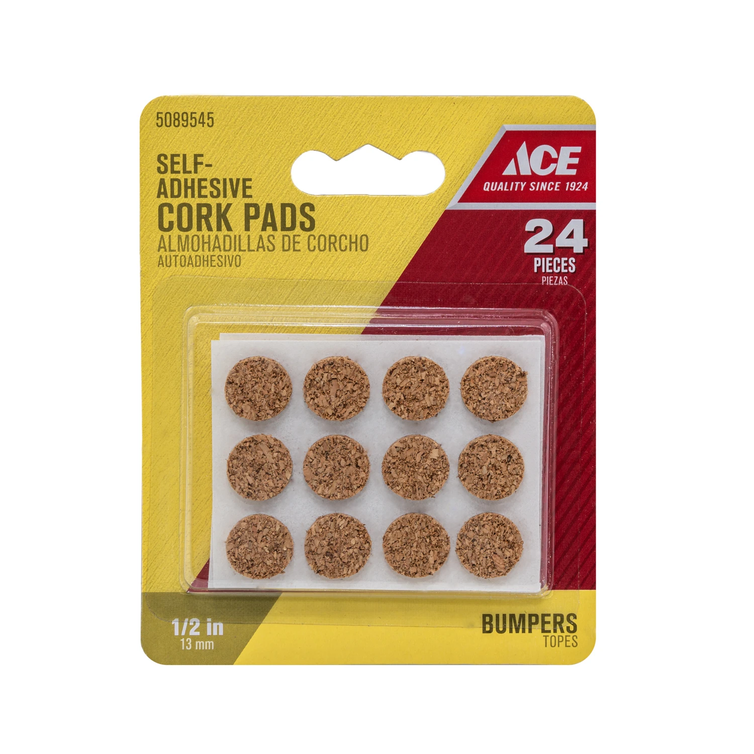PAD CORK 1/2" CD/24