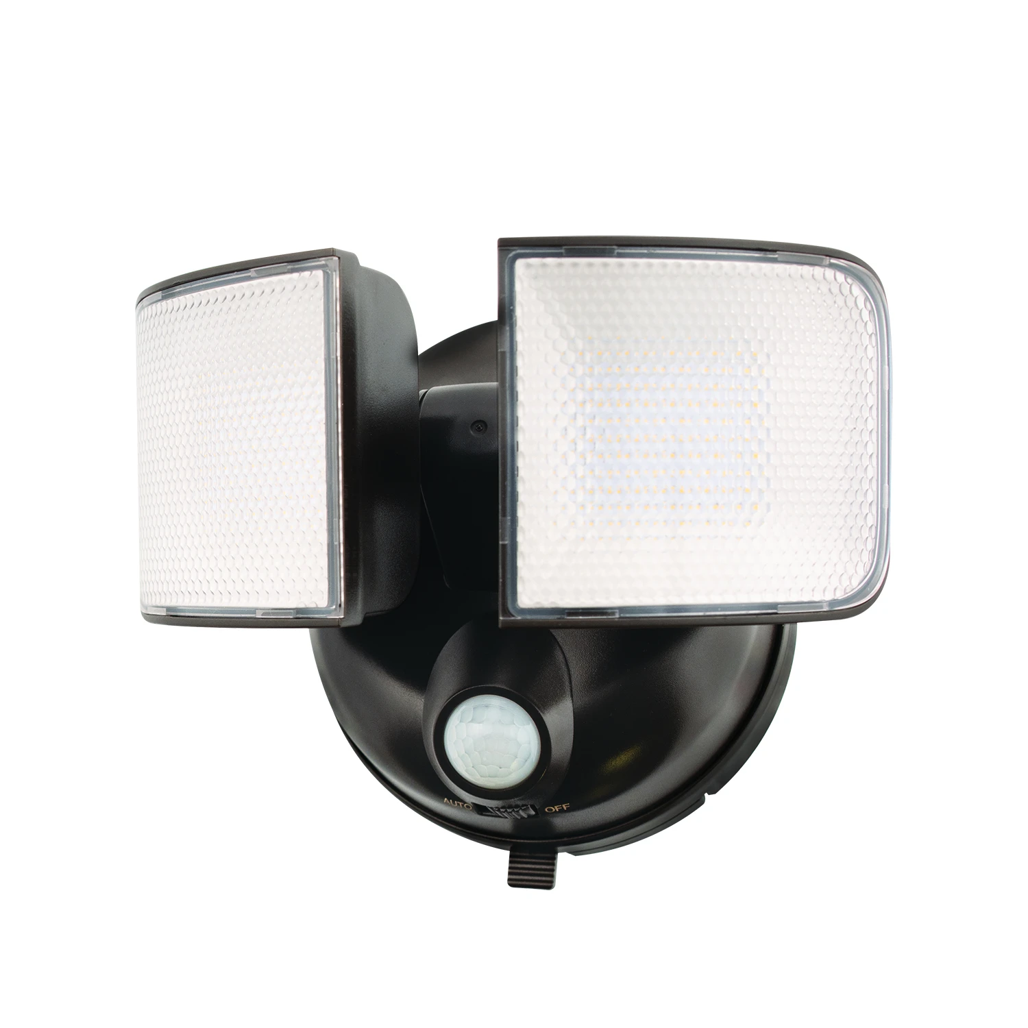 Motion-sensing Battery Powered Led Bronze Floodlight, 1000 Lumens, Model S1fb10m2b