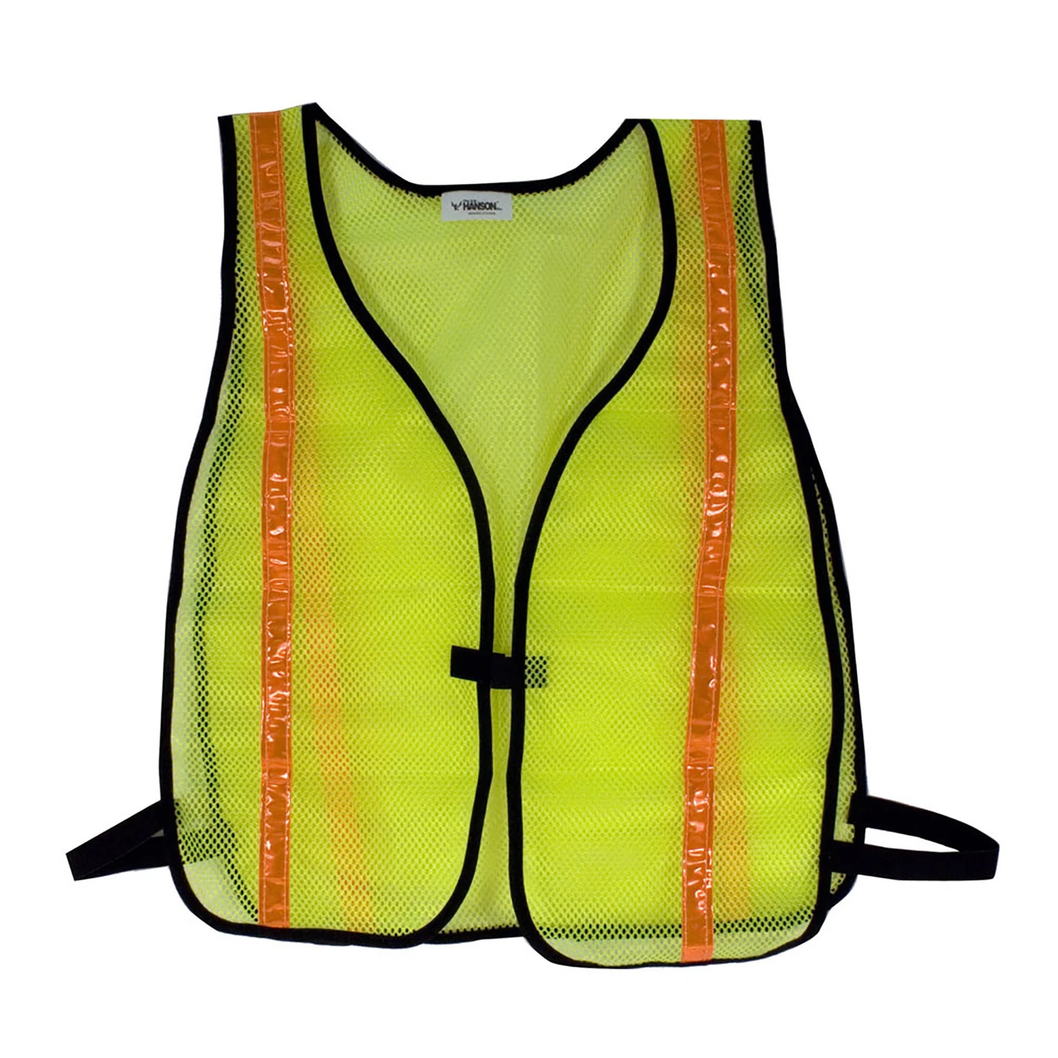 CH Hanson Reflective Polyester Mesh Safety Vest Fluorescent Green One Size Fits All
