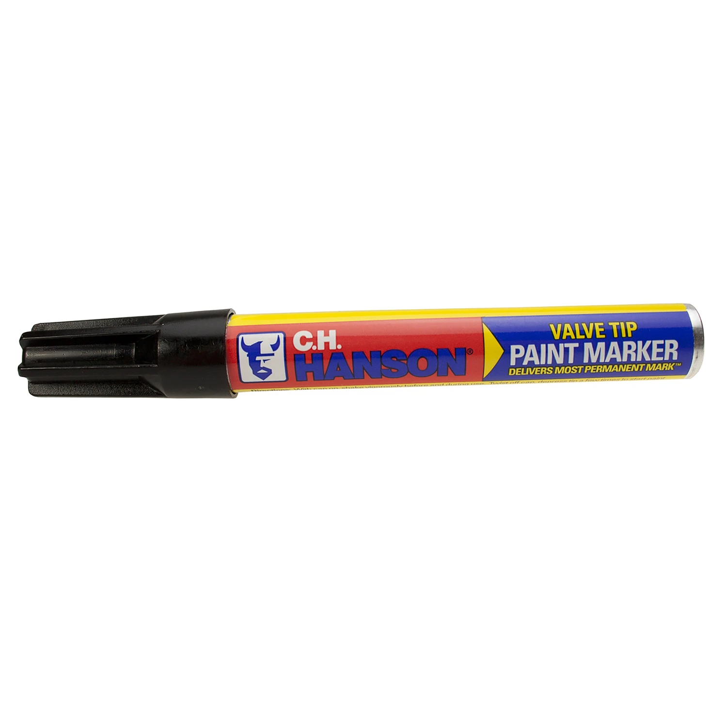 C.H. Hanson Sure-Point Black Valve Tip Paint Marker 1 pk