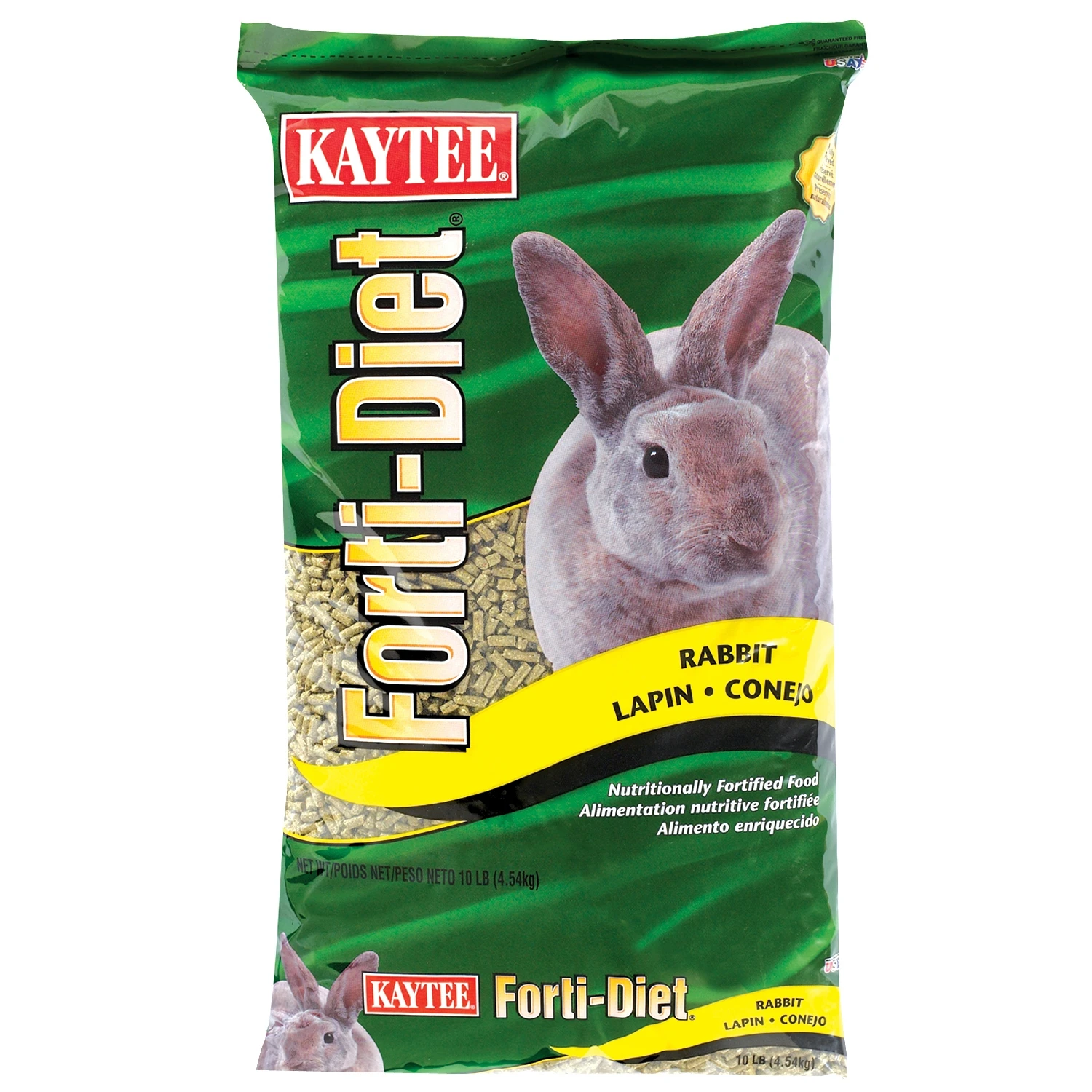 Forti-diet Natural Pellets Rabbit Food 10 Lb - Nutrient-rich Formula