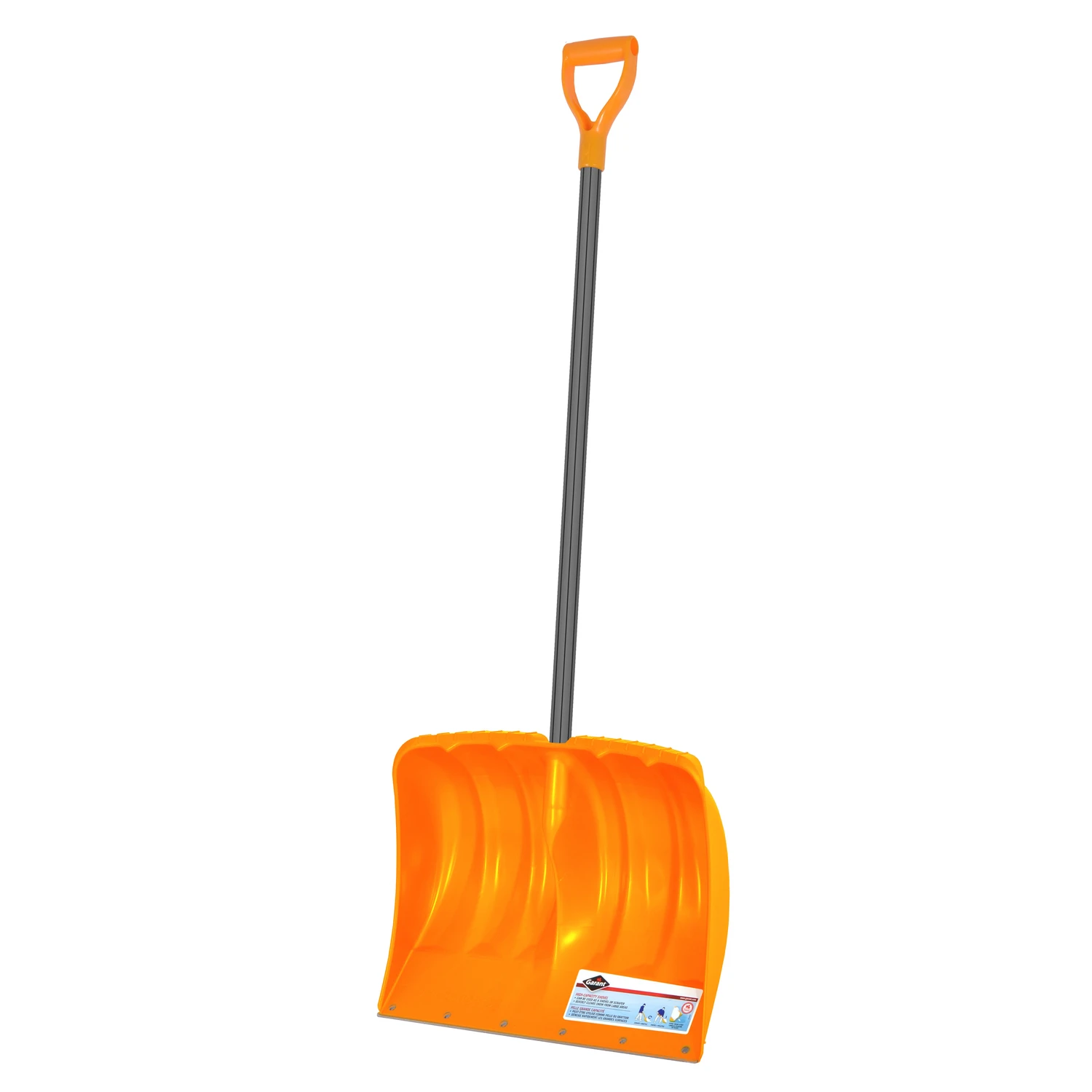 19 In. W X 53 In. L Poly Snow Shovel With Steel Handle