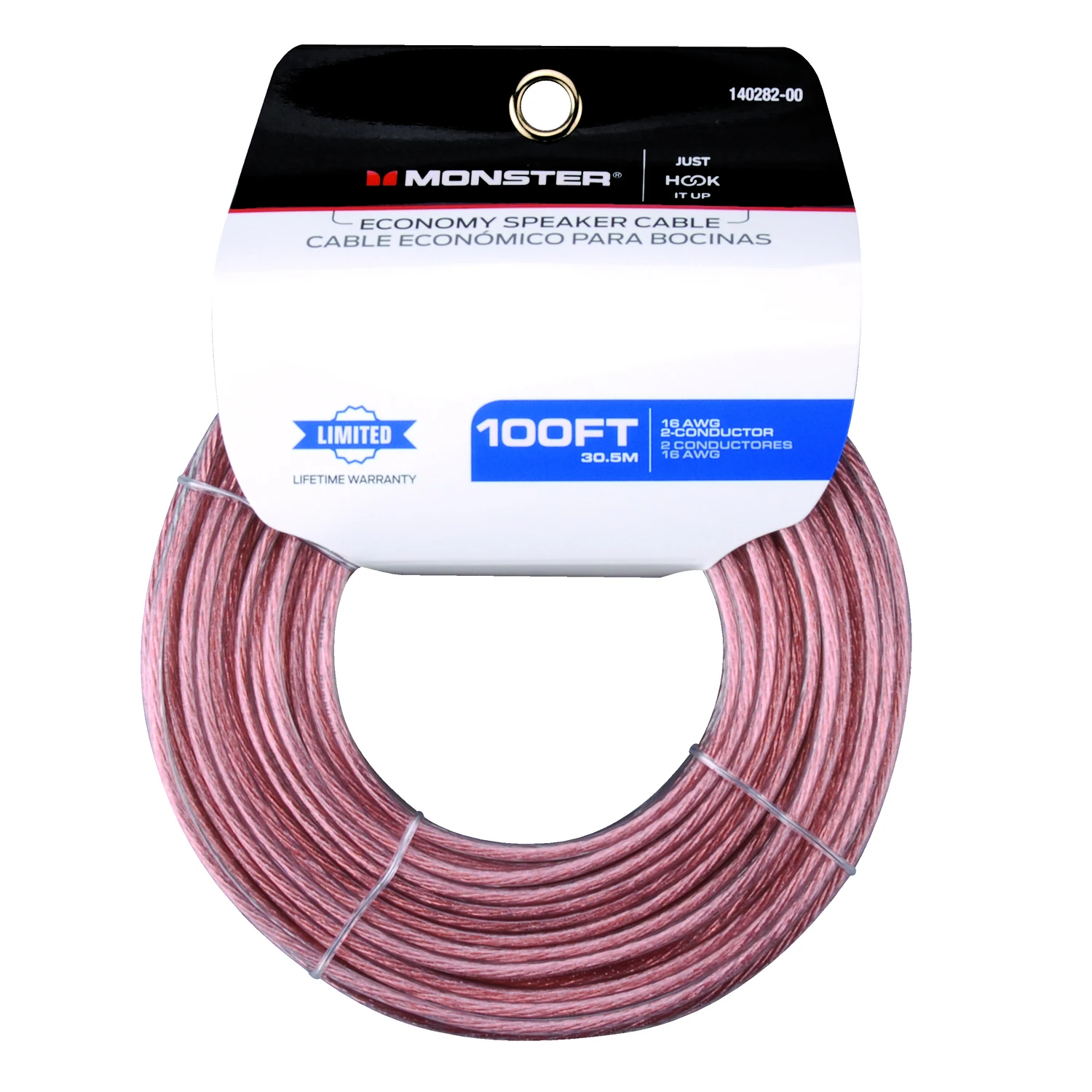 Just Hook It Up 100 Ft. Speaker Wire 16 Awg - Indoor Use