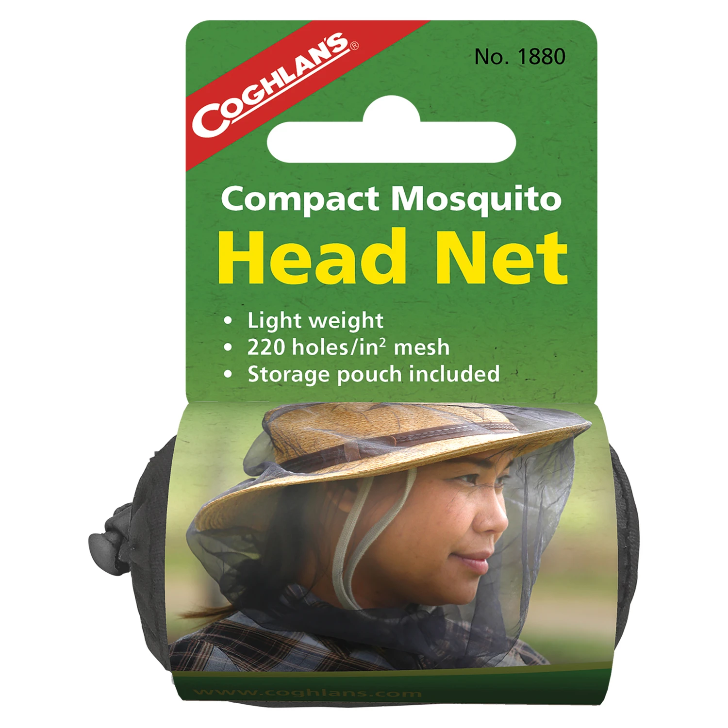 Coghlan's Black Mosquito Head Net 43.3 in. H X 19.7 in. W X 7.9 in. L 1 pk