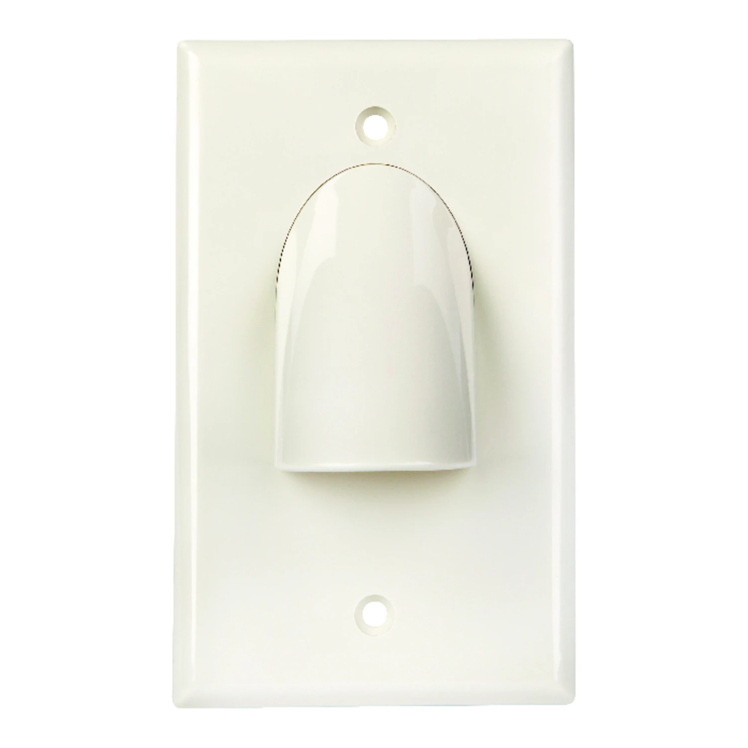 Monster Cable Just Hook It Up White 1 gang Plastic Home Theater Wall Plate 1 pk
