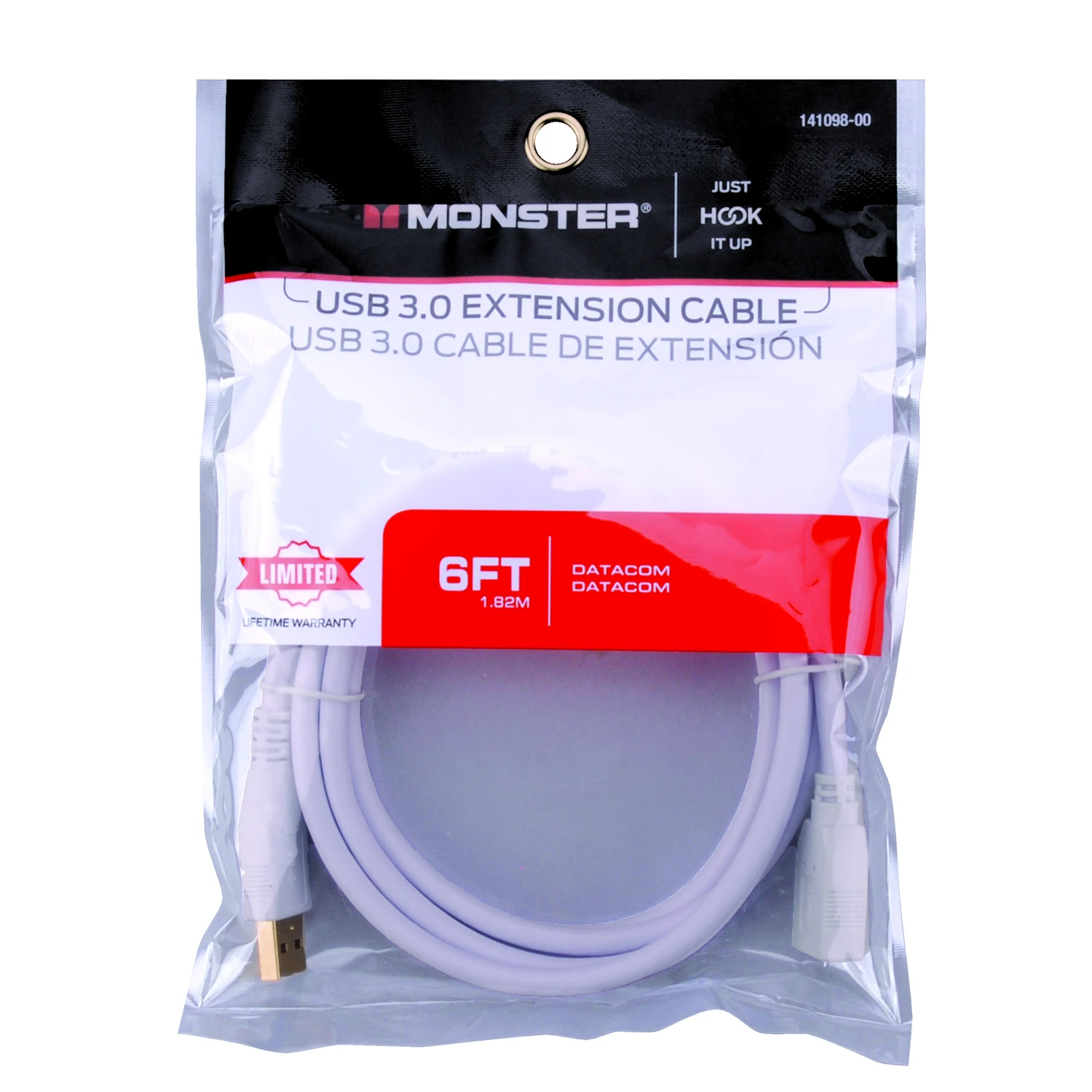Just Hook It Up 6 Ft. Usb 3.0 Cable Extension - High-speed Data Transfer