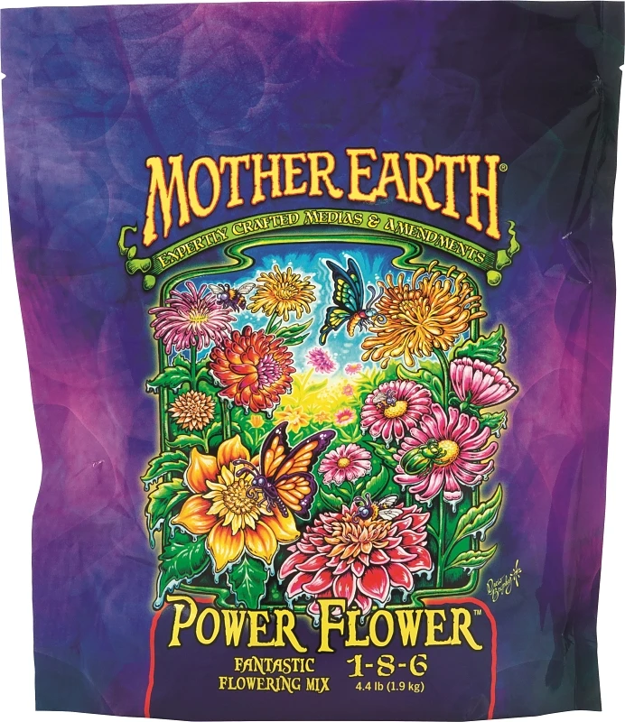 Power Flower 1-8-6 Plant Fertilizer For Flowers, Fruits, And Vegetables 4.4 Lb