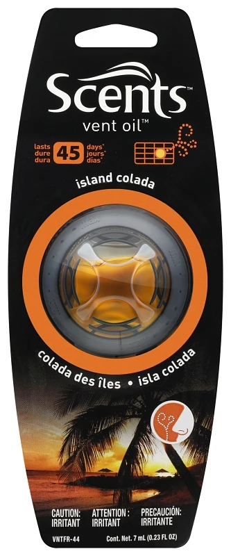 Vntfr-44 Island Colada Scented Oil Air Freshener, 0.23 Oz, Pack Of 4