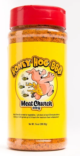 Honey Hog Bbq Seasoning Rub 14 Oz Bottle - Sweet Flavor For All Meats