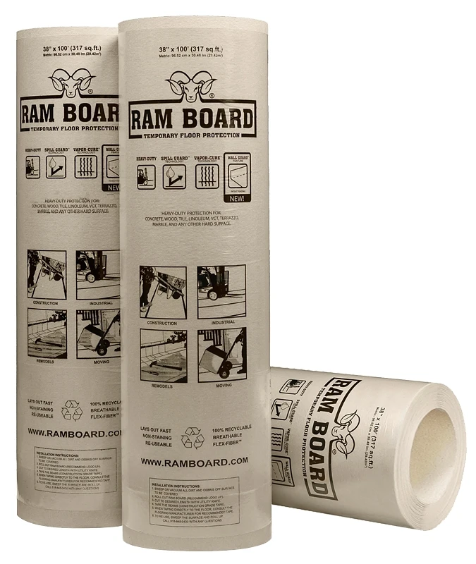 Temporary Floor Protection 38 In X 100 Ft Roll Model 46 Rb 38-100