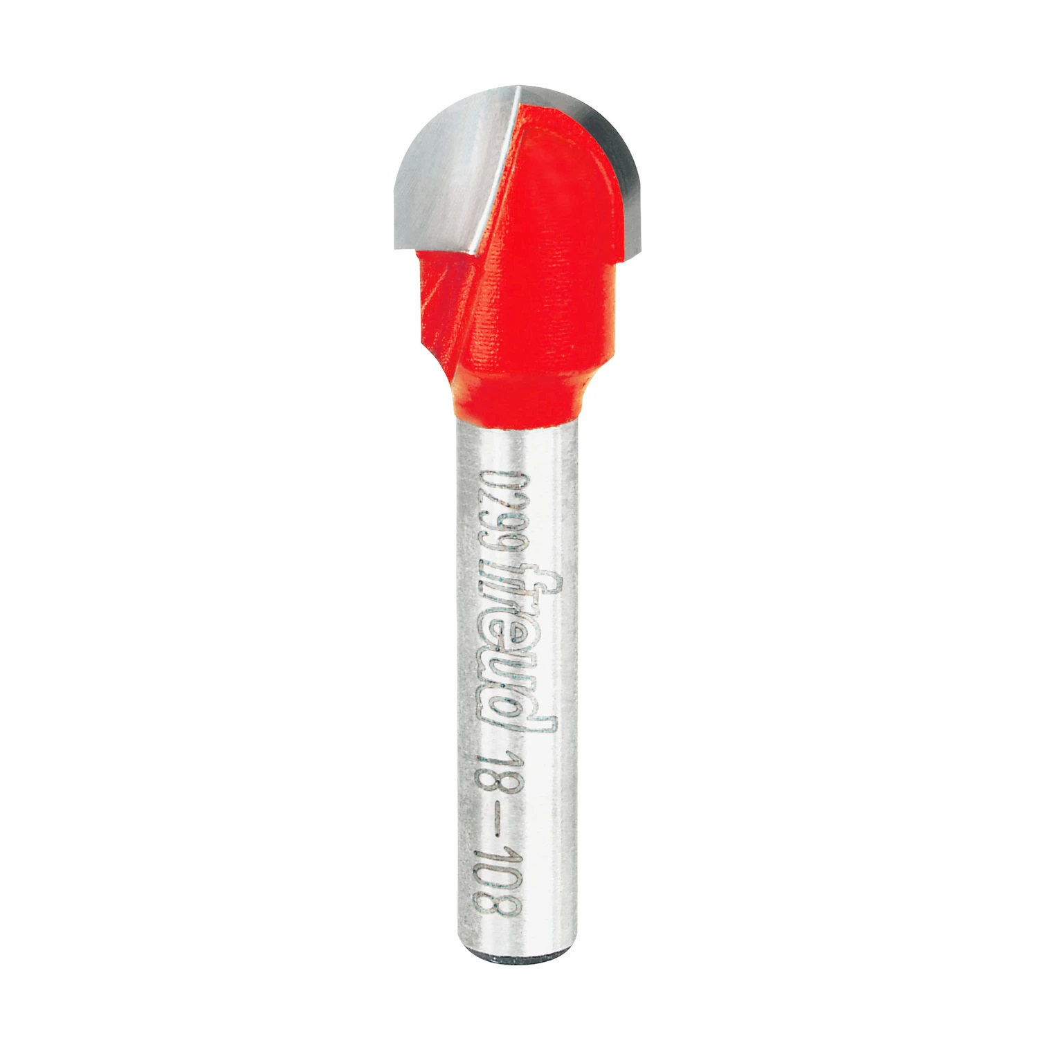 1/2 In. Diameter X 1/4 In. Shank X 1-13/16 In. Length Carbide Round Nose Router Bit