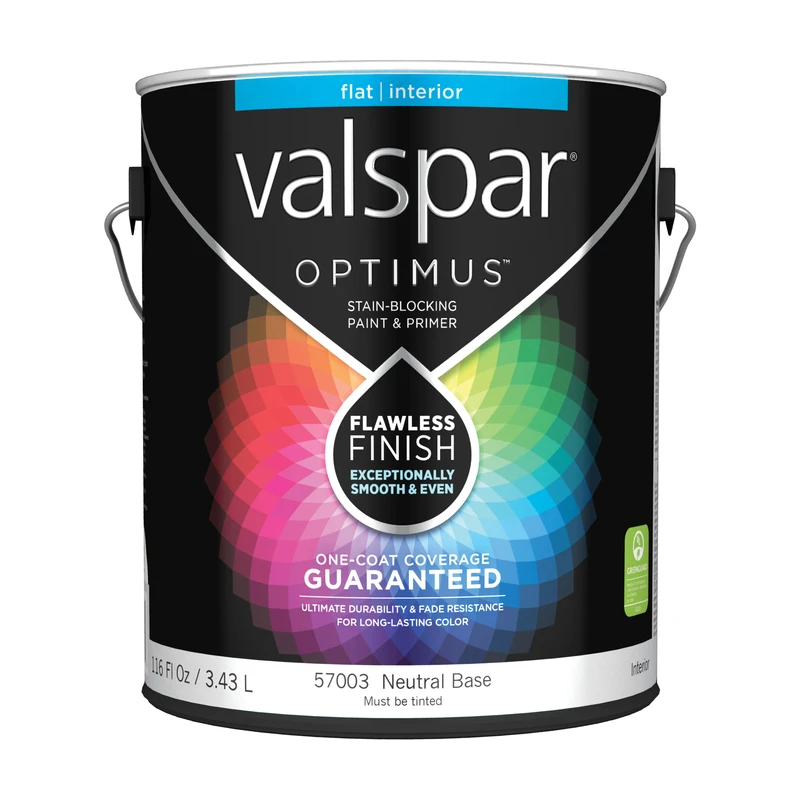Optimus Flat Tintable Neutral Base Acrylic Latex Paint And Primer 1 Gallon