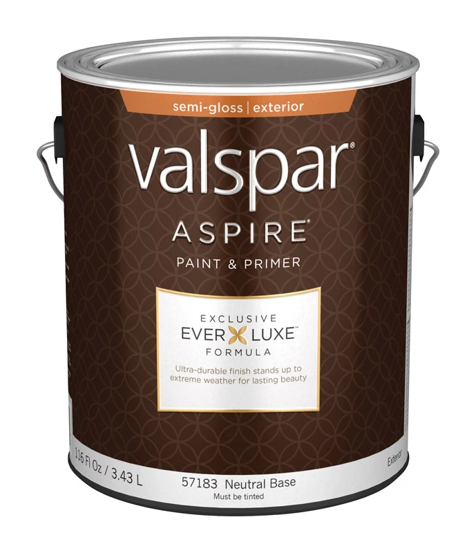 Aspire Semi-gloss Tintable Neutral Base Acrylic Latex Paint And Primer 1 Gallon