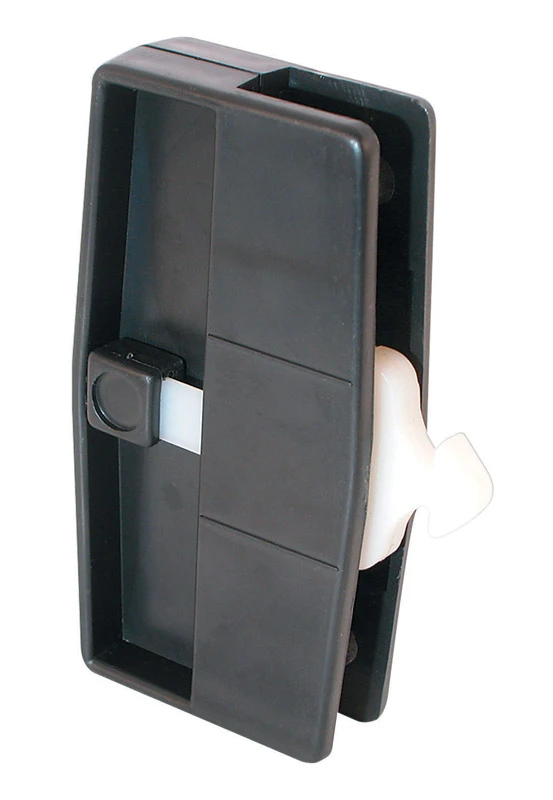 Sliding Screen Door Latch, Black Plastic