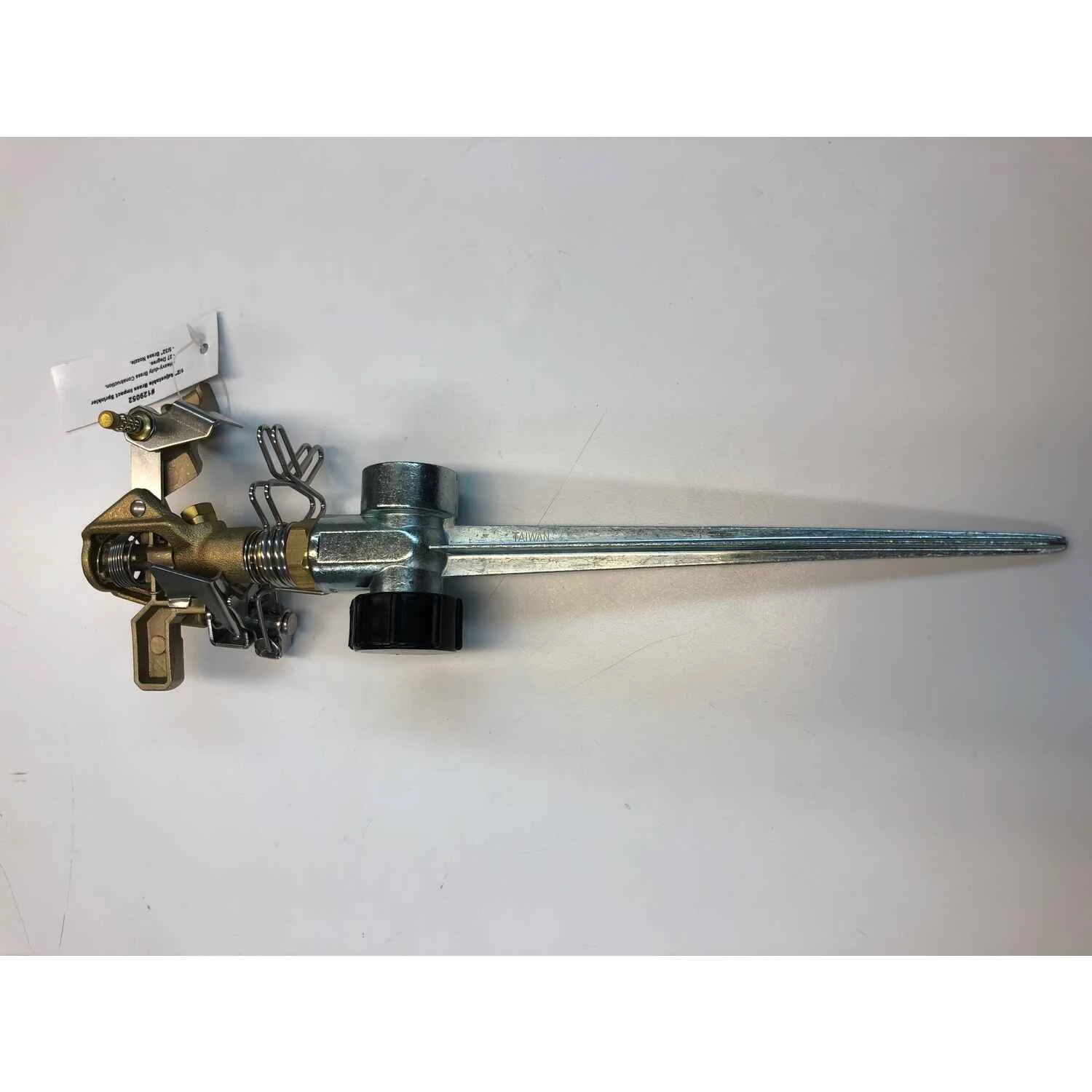 Quality Valve and Sprinkler Irrigator Pro Brass Non-Tipping Base Impulse Sprinkler 6361 sq ft 1 pk