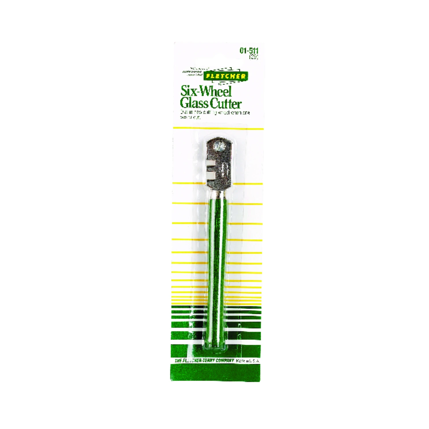 Fletcher-Terry 4 in. Fixed Blade Glass Cutter Green 1 pk