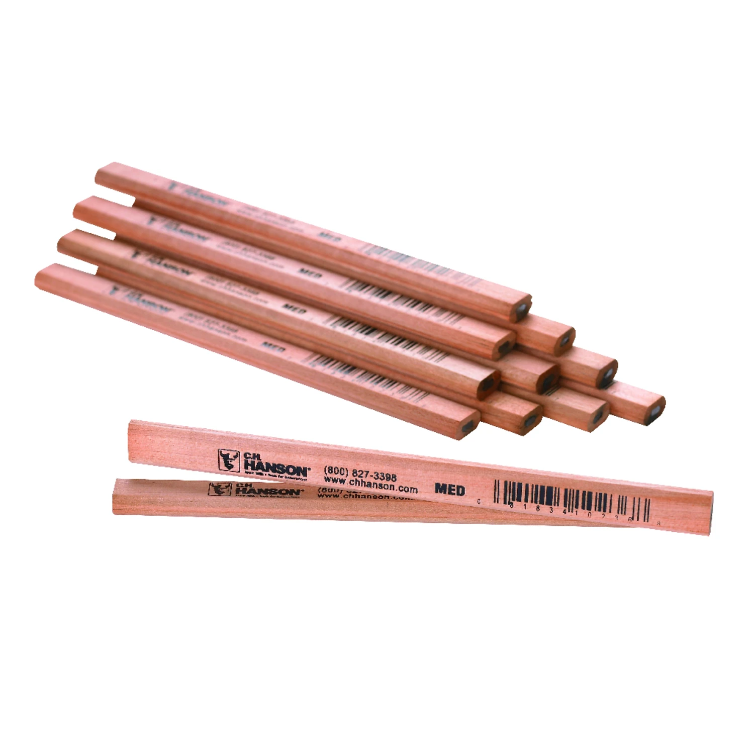 7 In. L X 0.5 In. W Carpenter Pencil Beige Wood