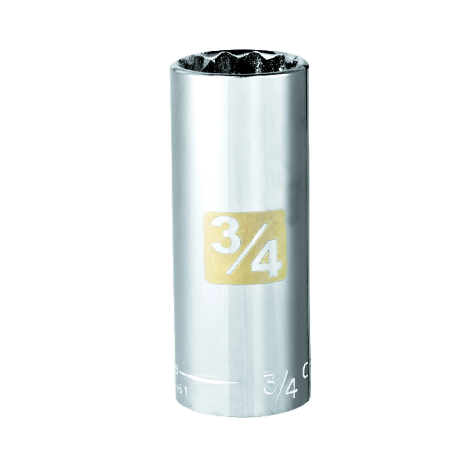 3/4 In. X 3/8 In. Drive Sae 12 Point Deep Socket - 1 Piece