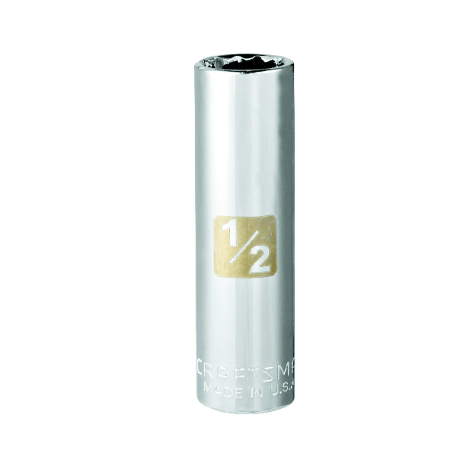 1/2 In. X 3/8 In. Drive Sae 12 Point Deep Socket - 1 Piece