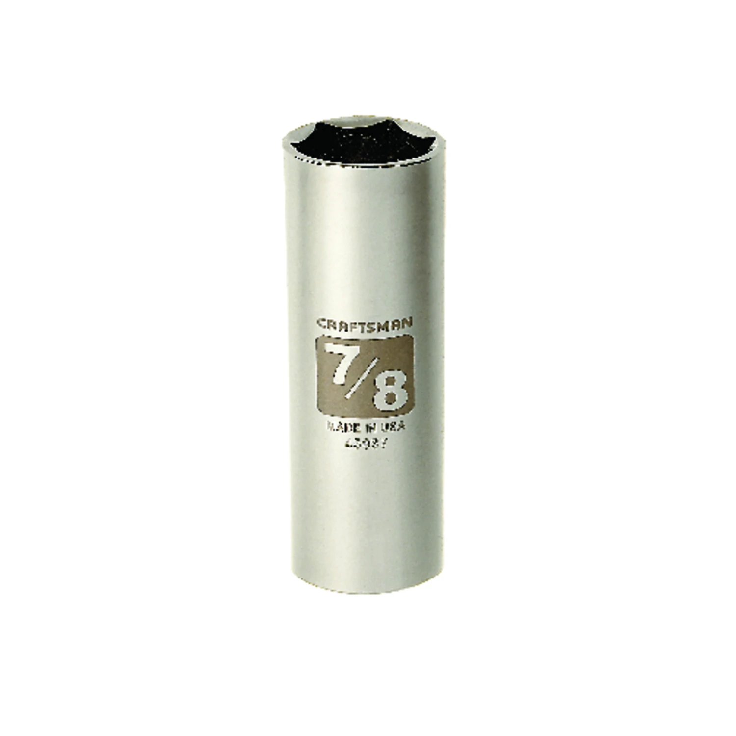 7/8 in SAE Deep Socket (1/2 in Drive) – 6-Point, Deep Reach