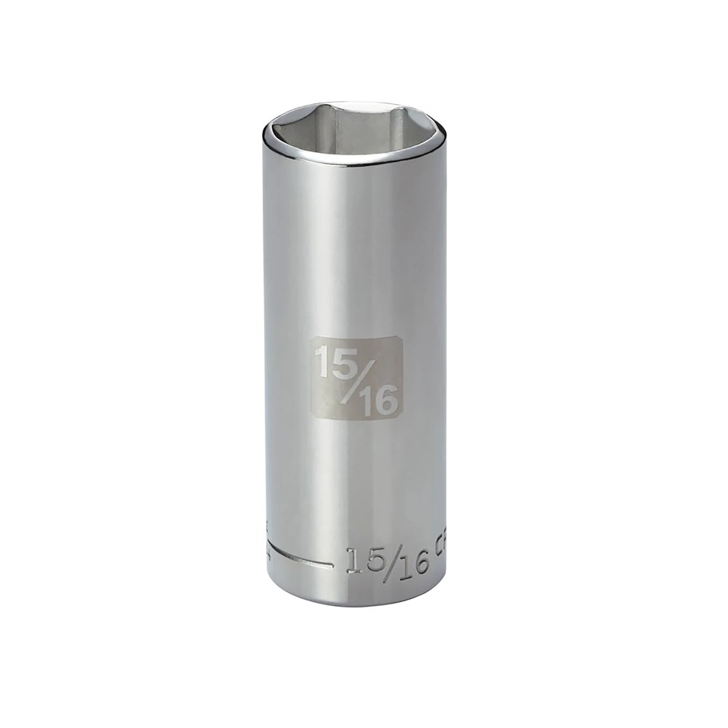 15/16 In. X 1/2 In. Drive Sae 6 Point Deep Socket - 1 Piece