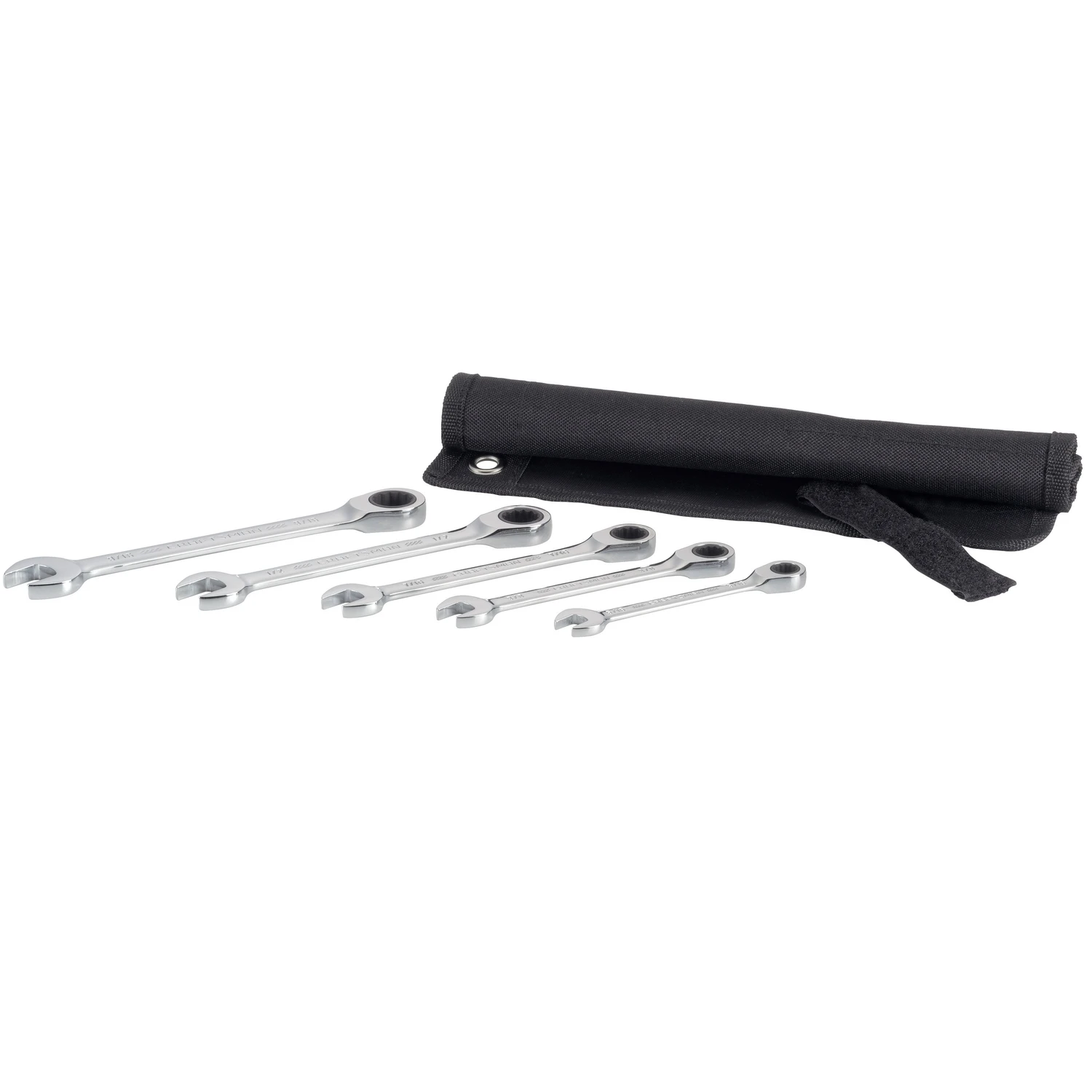Sae Ratcheting Box Wrench Set 5 Pieces Steel