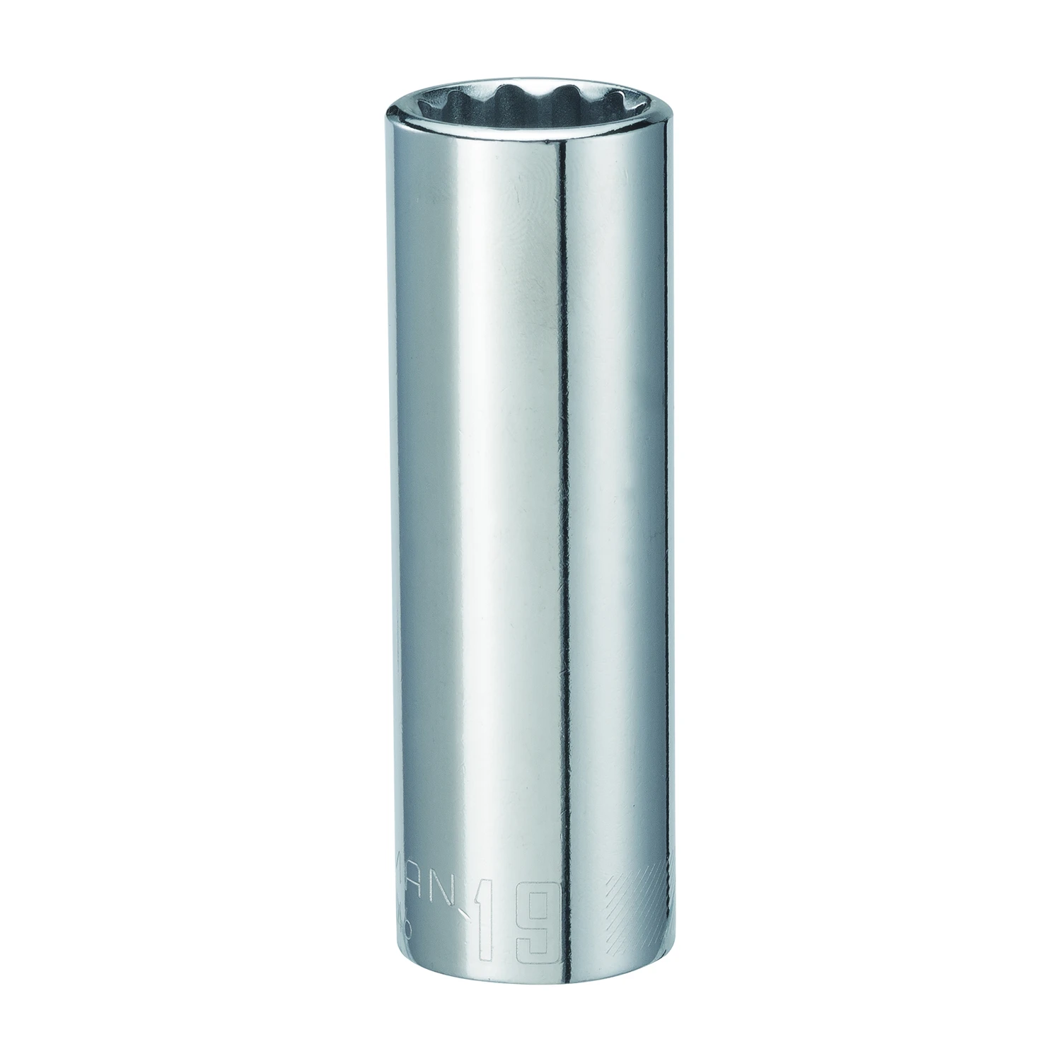 19 Mm X 1/2 In. Drive Metric 12 Point Deep Socket