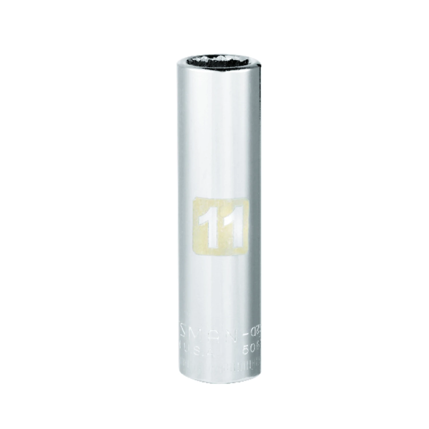 11 Mm X 3/8 In. Drive Metric 12 Point Deep Socket - 1 Piece