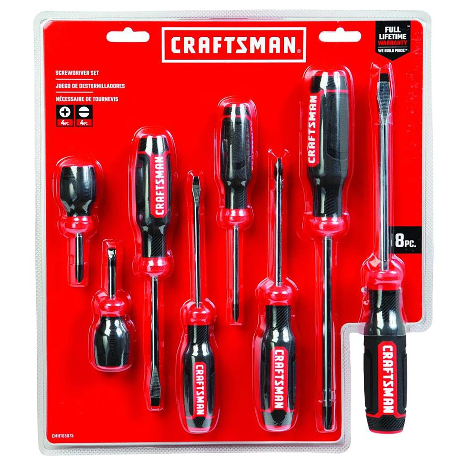 SCREWDRIVER SET PH/SL 8P