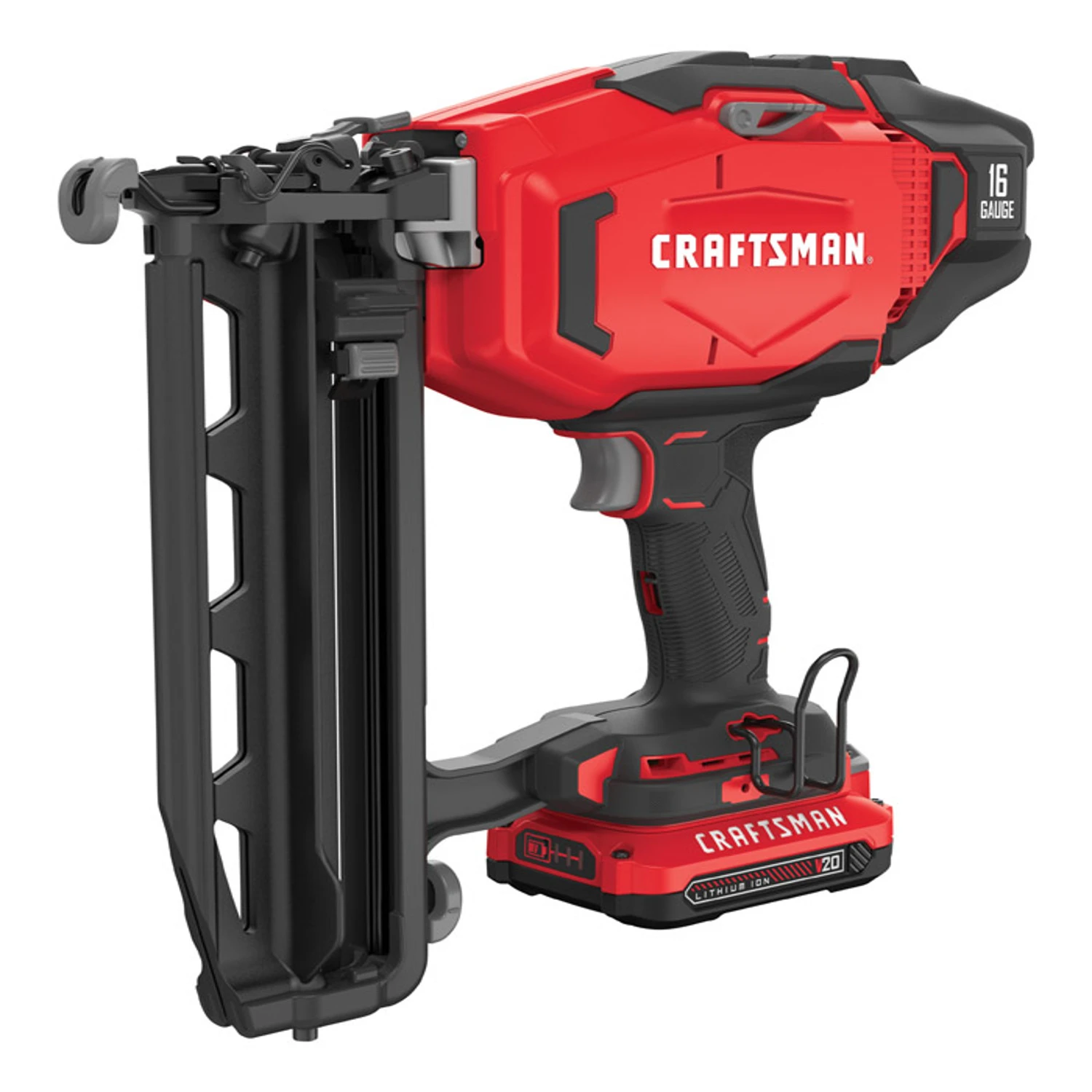 V20 16 Gauge Cordless Finish Nailer Kit With Battery And Warranty
