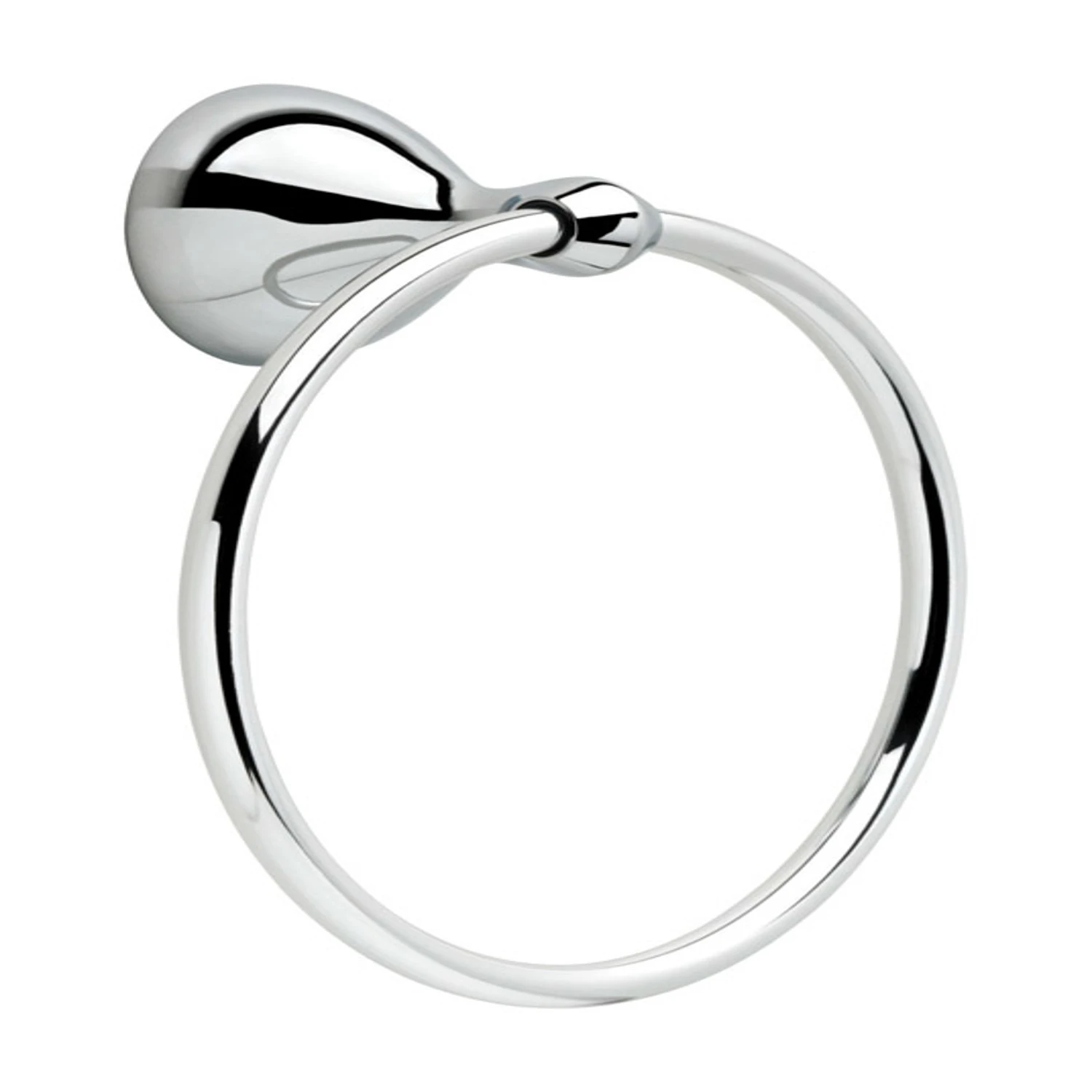Foundations Chrome Silver Towel Ring Die Cast Zinc, Model Fnds46-pc