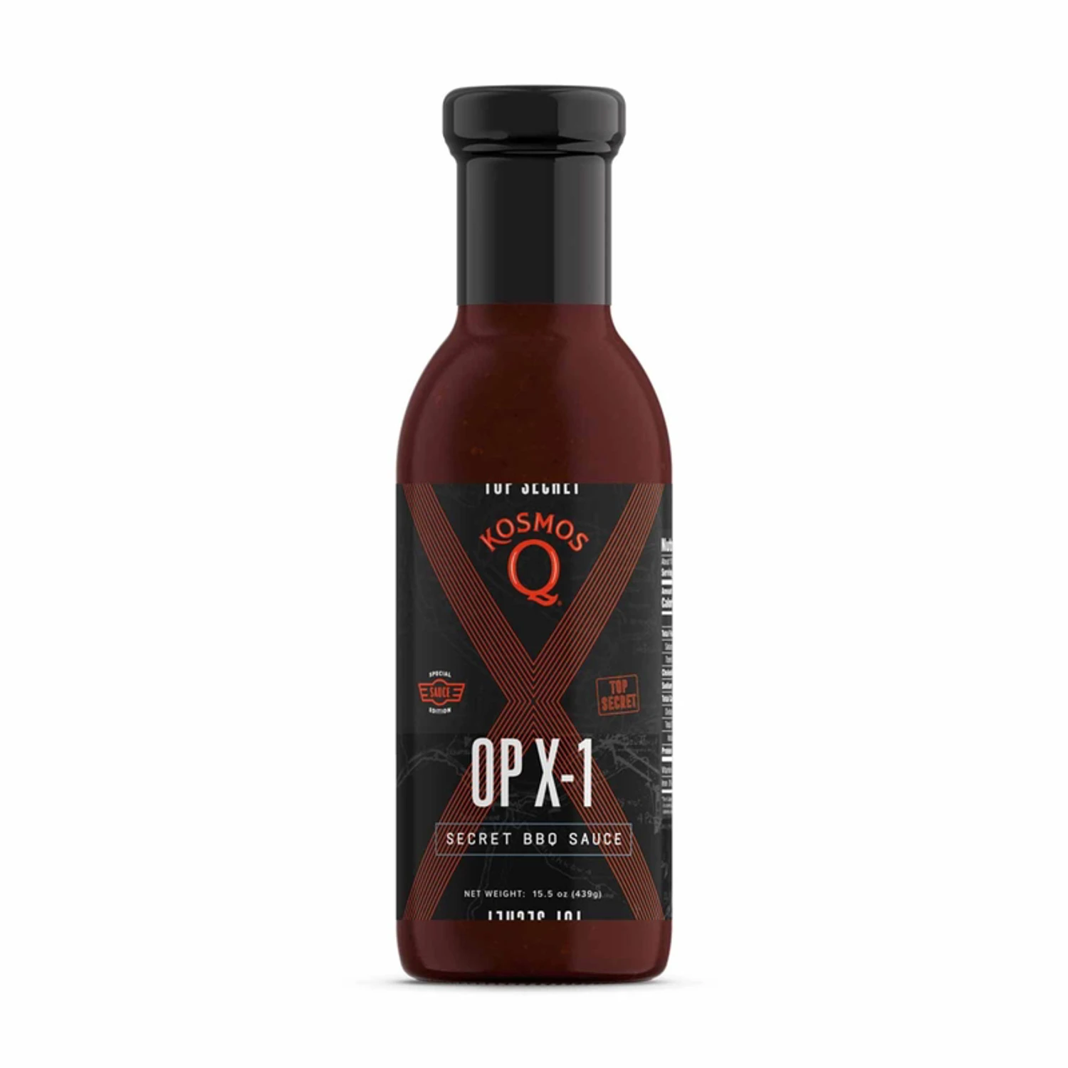 Op-x1 Secret Bbq Sauce 15.5 Oz Bottle - Sweet & Savory Flavor
