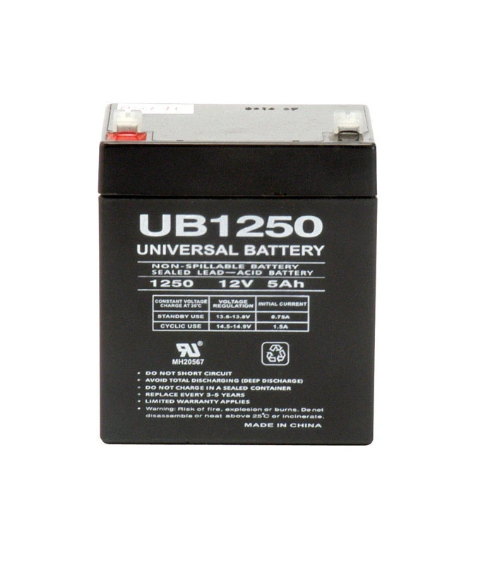 Ub1250 5 Amps Lead Acid Battery 12 Volt Rechargeable