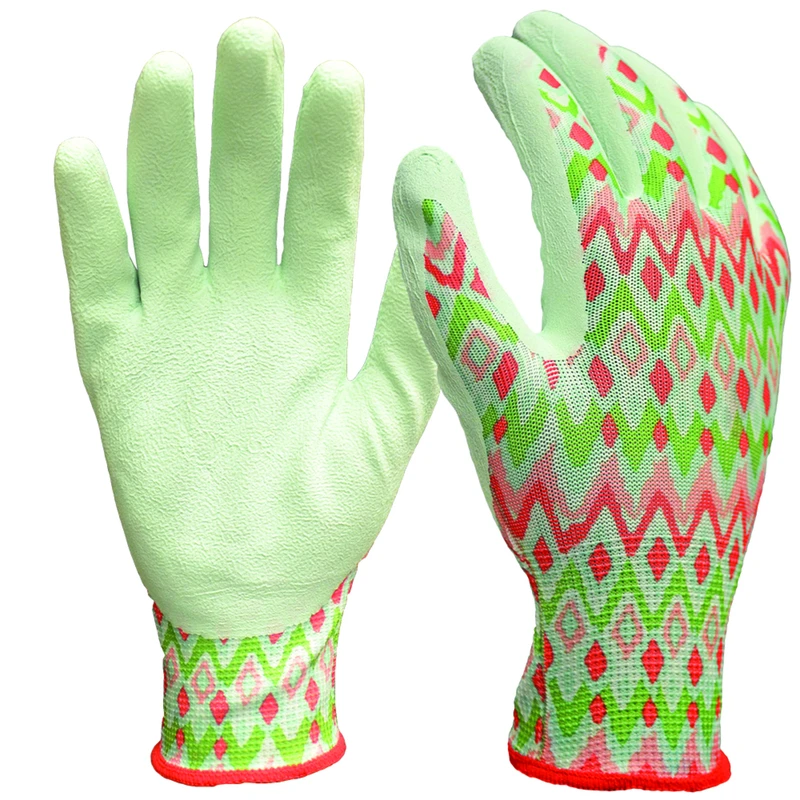 Foam Latex Coated Gloves, Women's S/M, 3-Pr.